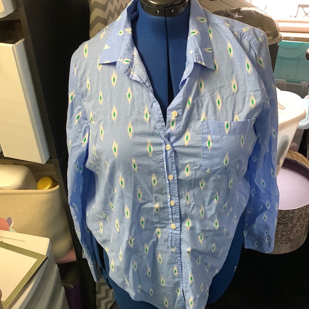 J. Crew button down (ties at front)